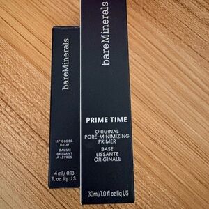 bareMinerals Black Prime Time Primer and Lip Gloss Set